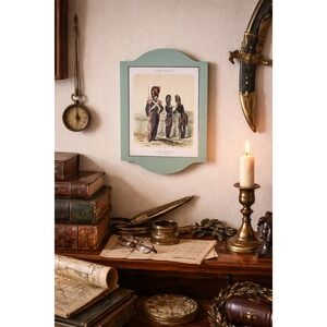 Vintage French Imperial Guard Wall Plaque Garde Imperiale 11.5 x 8